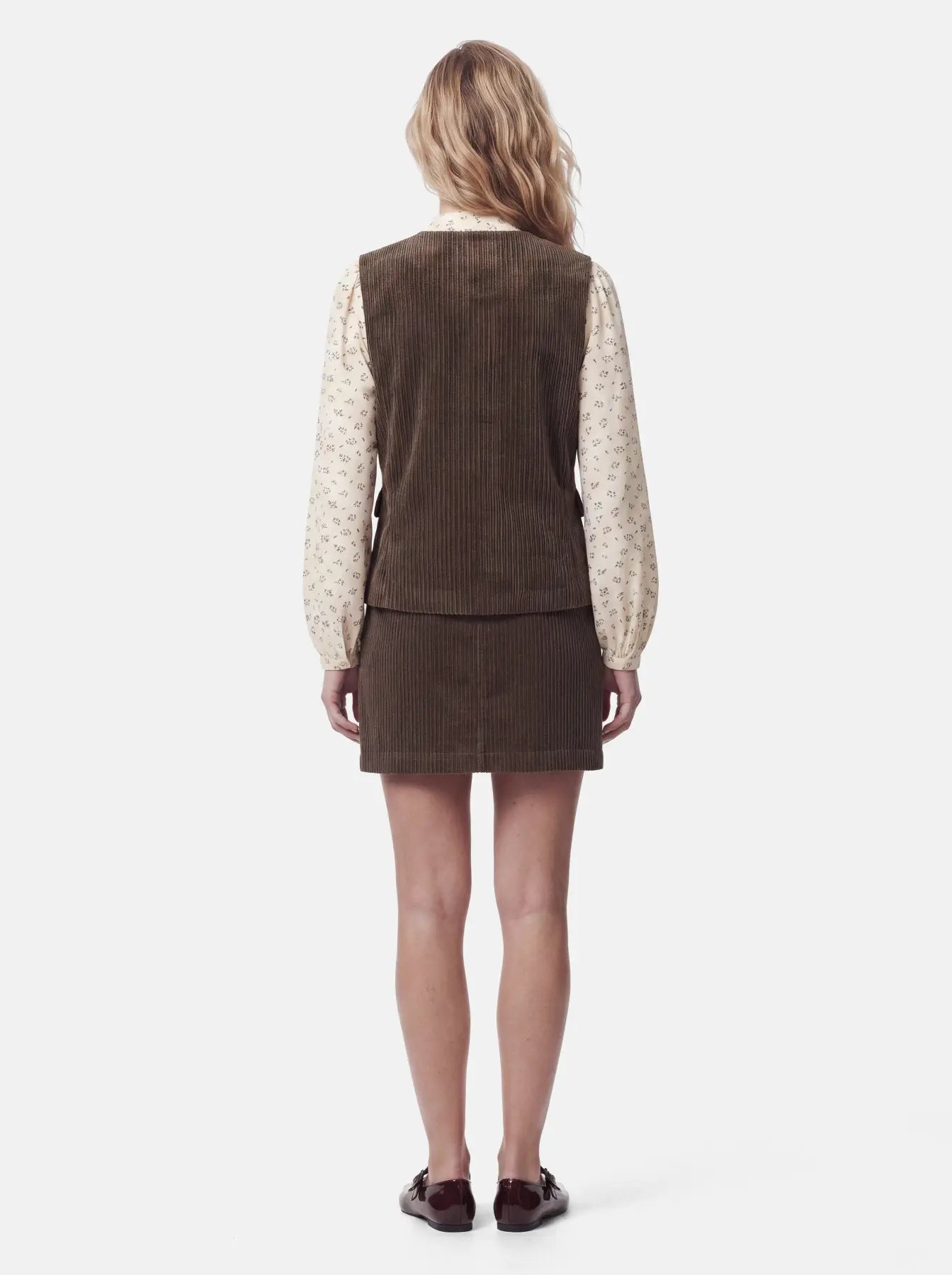 AUDRE CORD VEST - Wren