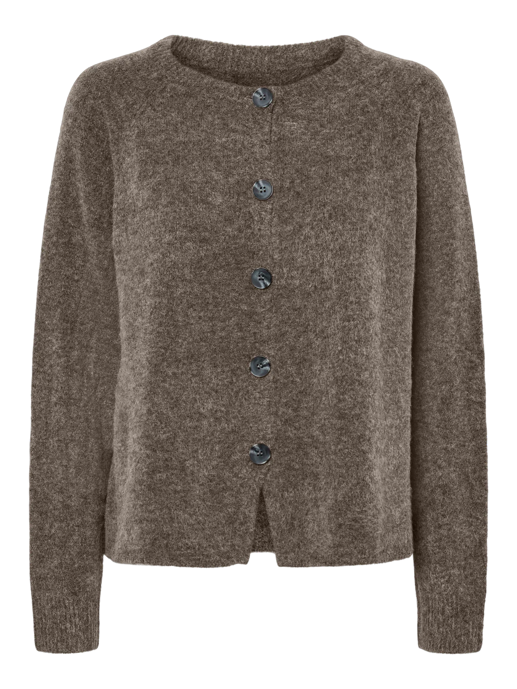 JIKO LS KNIT CARDIGAN - Morel
