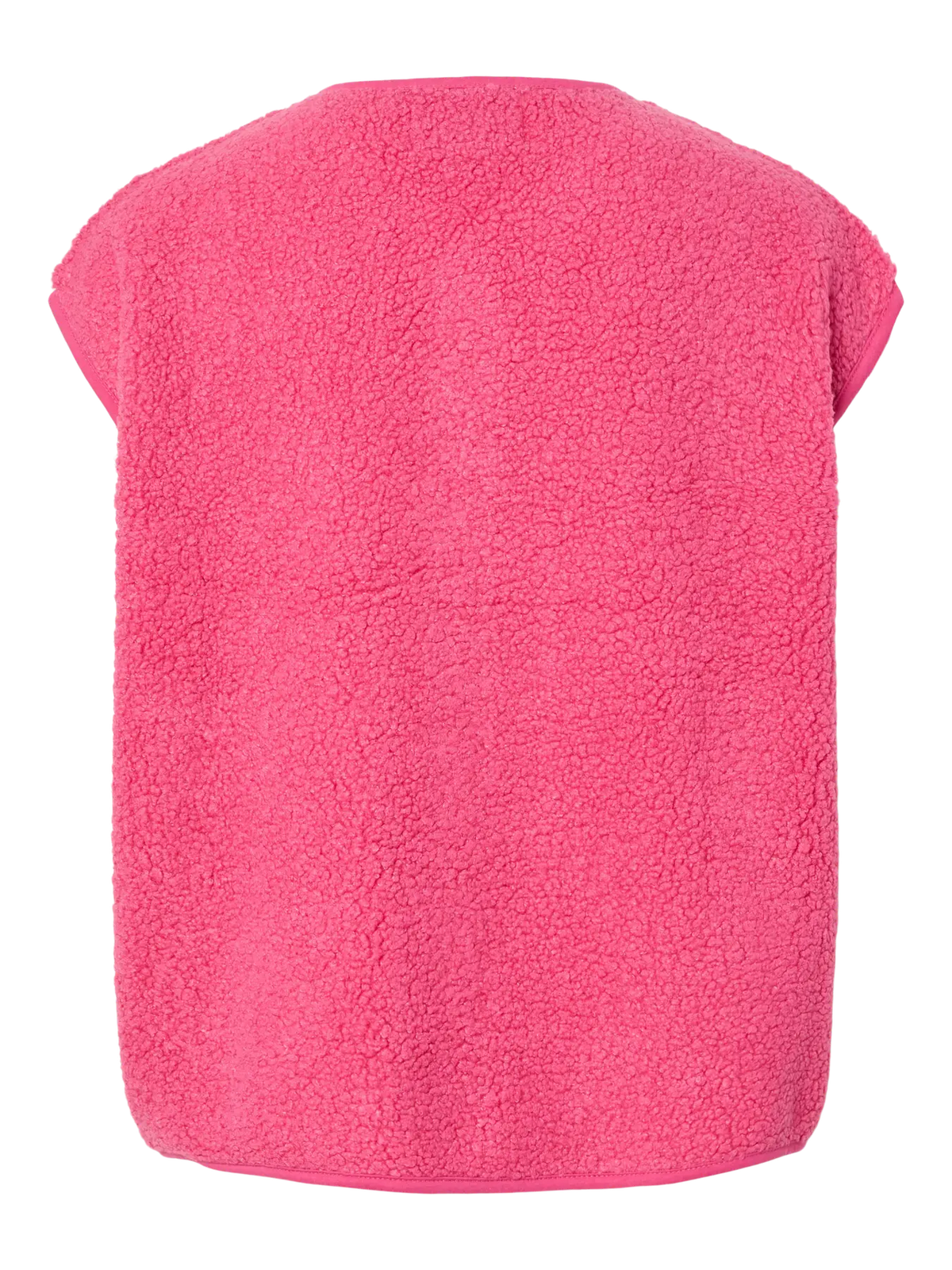 KATTY TEDDY VEST - Shocking Pink