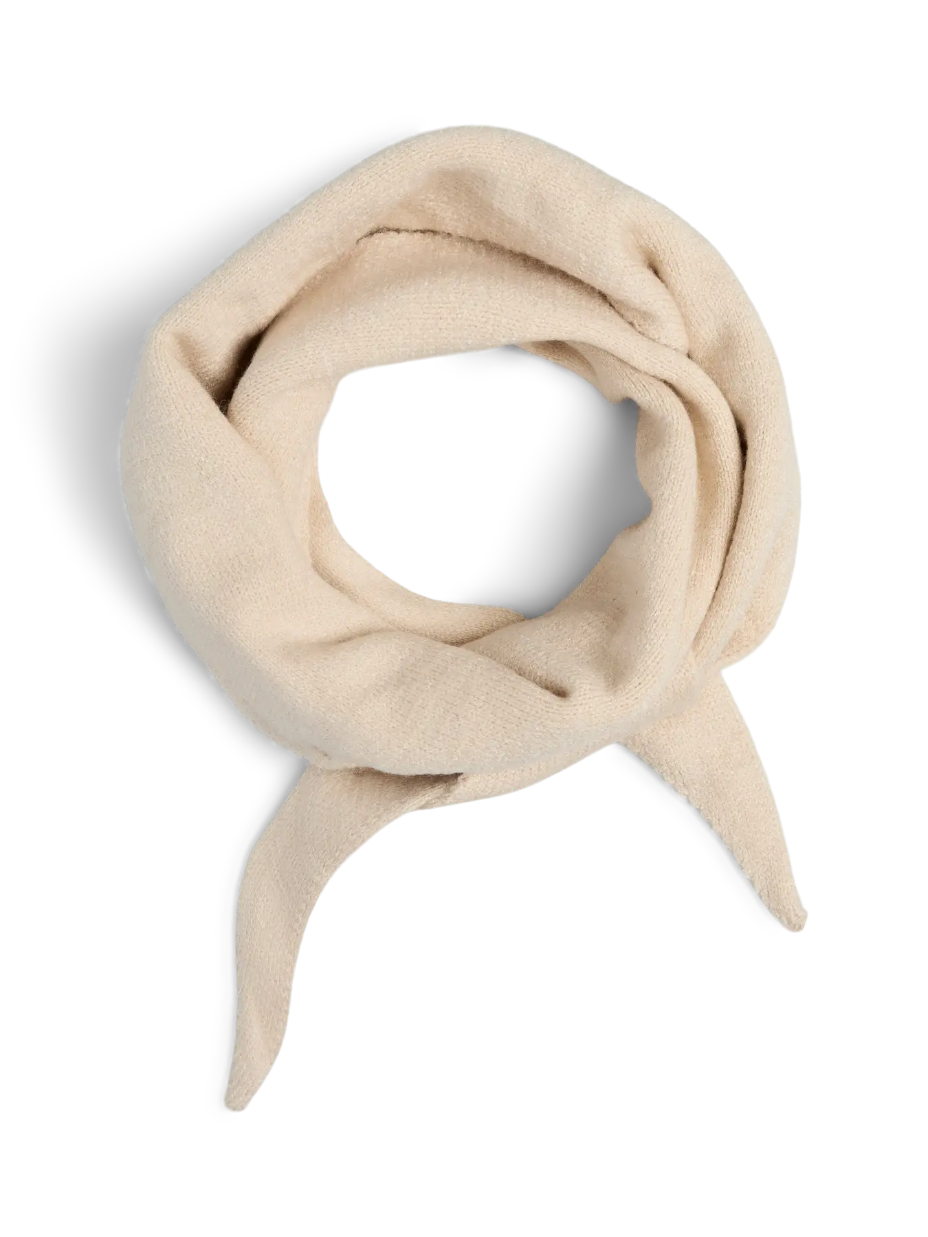 KOMMA TRIANGLE SCARF - Whitecap Gray