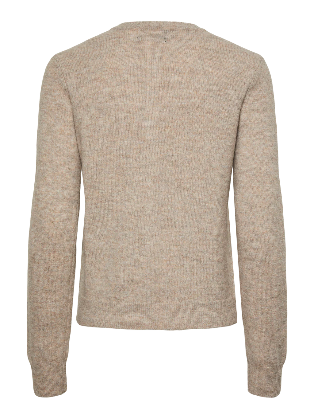 MALOU LS KNIT CARDIGAN - Taupe Gray MELANGE