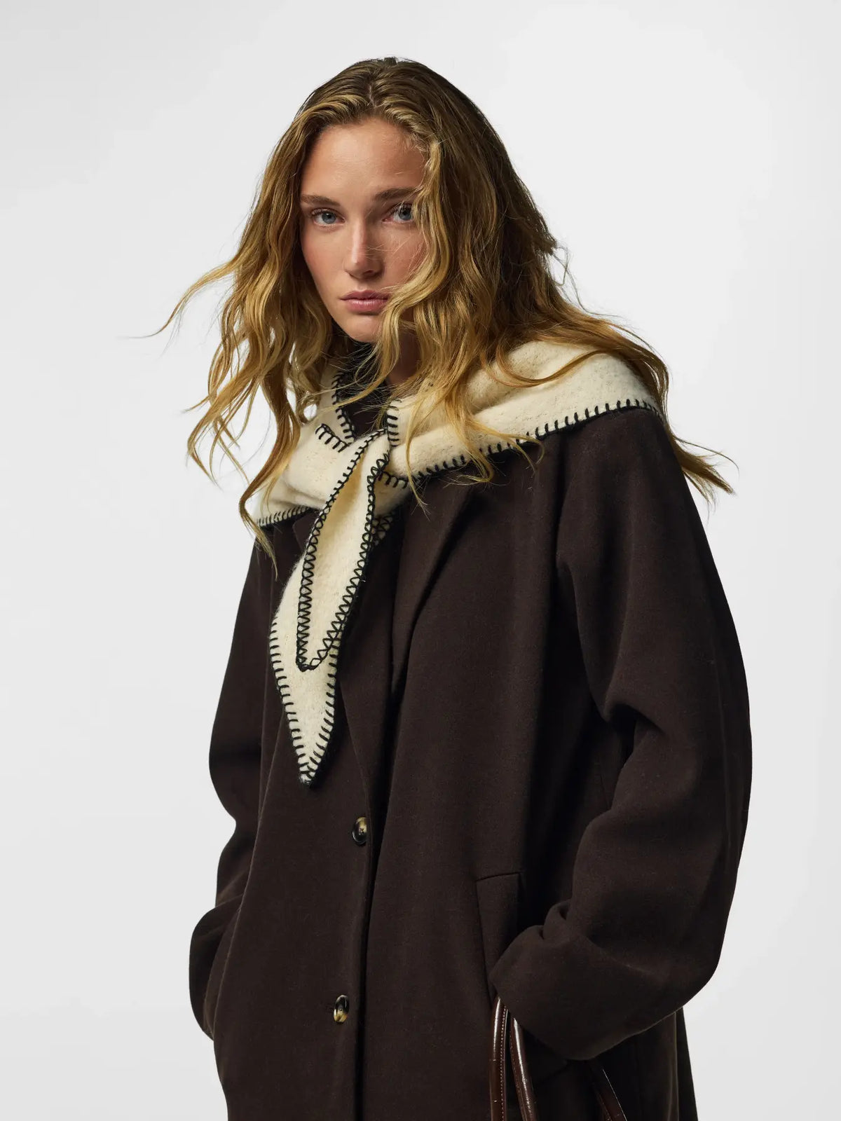 PYRON MINI SCARF - Whitecap Gray/CONTRAST