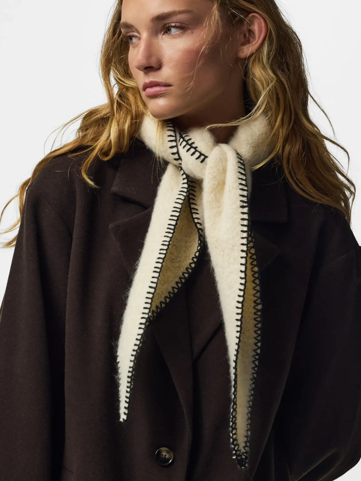 PYRON MINI SCARF - Whitecap Gray/CONTRAST