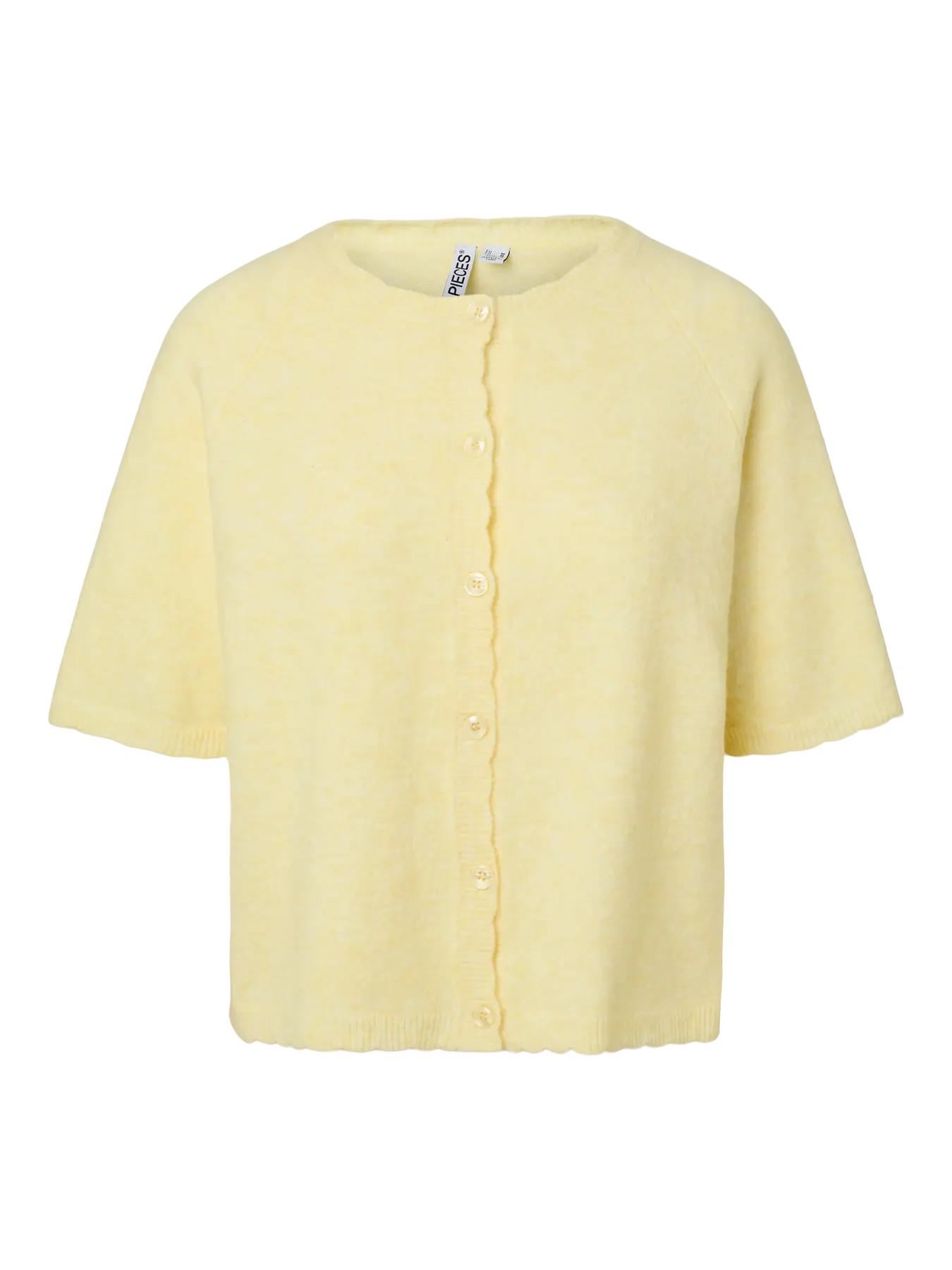 RATH SS O-HALS KNIT CARDIGAN - Fransk Vanilj