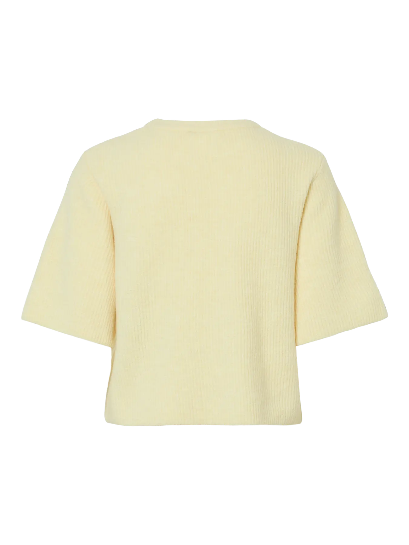 SILLY SS O-NECK KNIT - Pale Banana MELANGE