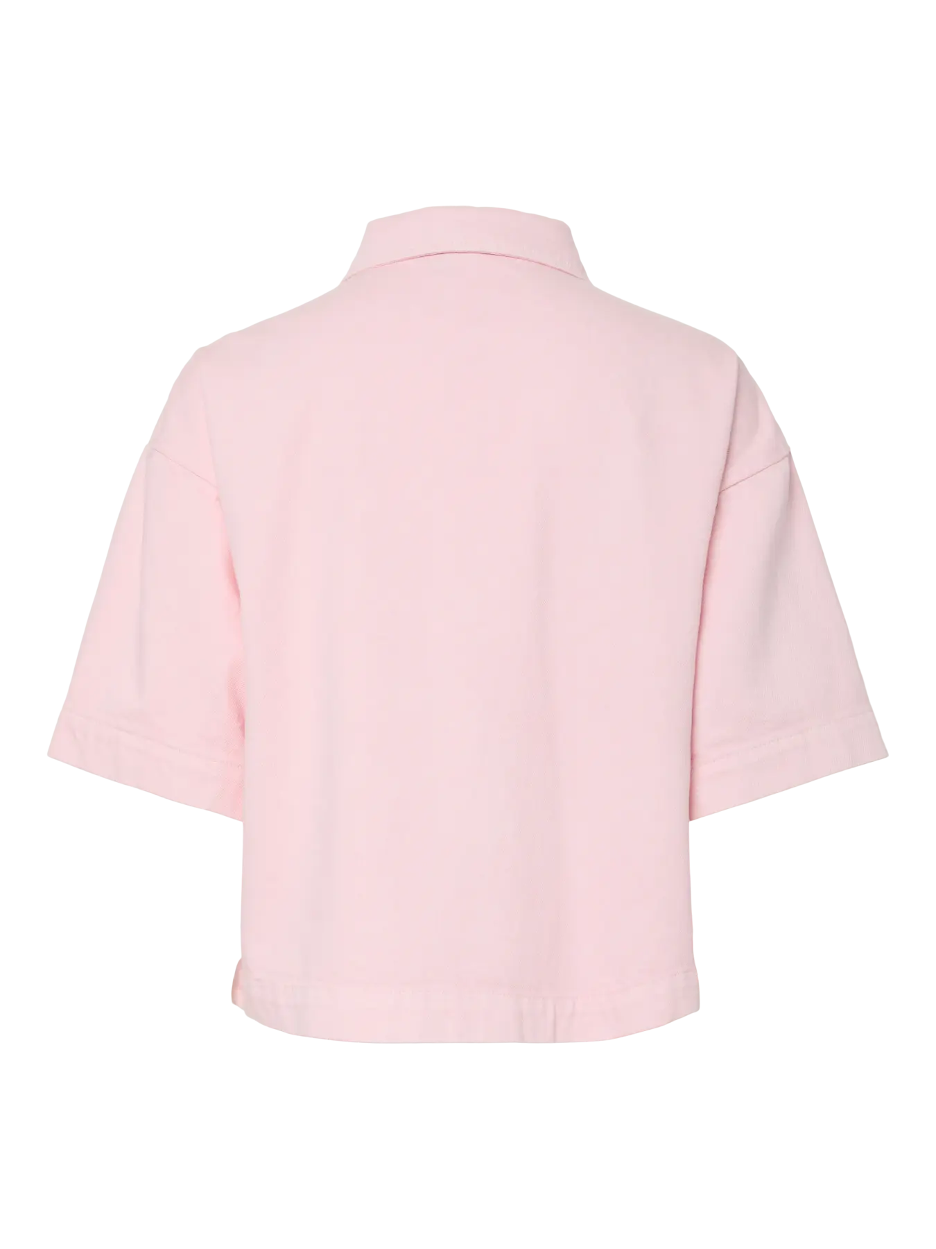 SKY SS A-SHAPE DENIM TOP - Roseate Spoonbill