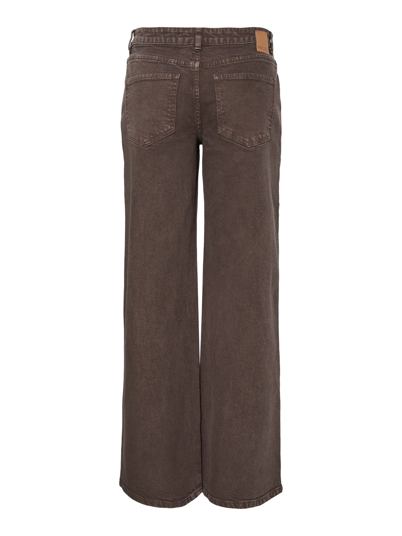 Selma Low Waist Wide Jeans - Hot Fudge