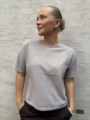 BREE O-NECK KNIT - Crockery MELANGE