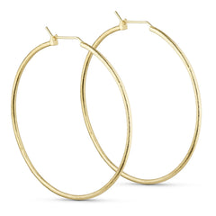 Ellie Extra Large Hoop - 24K Guldbelagt