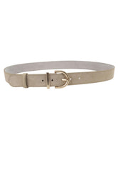 Belt Suede Leather - Beige