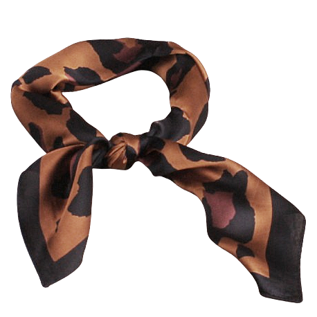 Lexie mini scarf camel leo