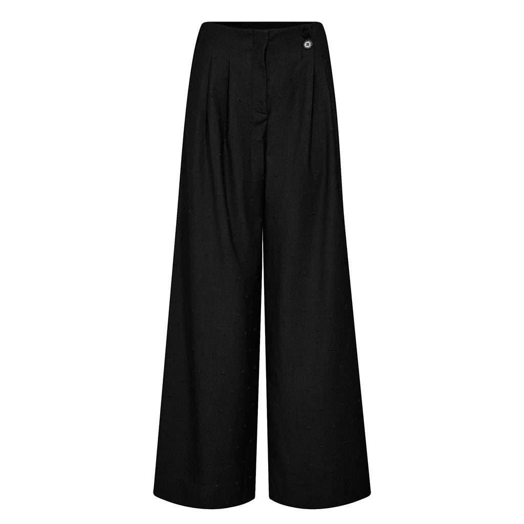 SagaCC Pleat Pant - Black