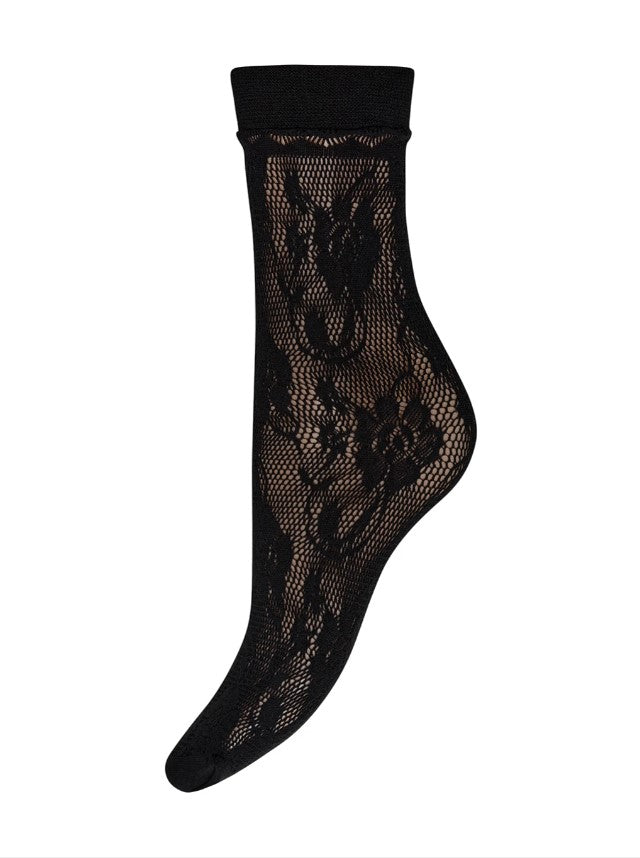 Socks lace 40den black - 1100