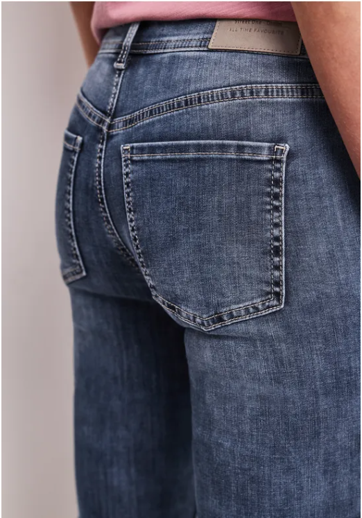 Jane Mid Waist - Dark Blue