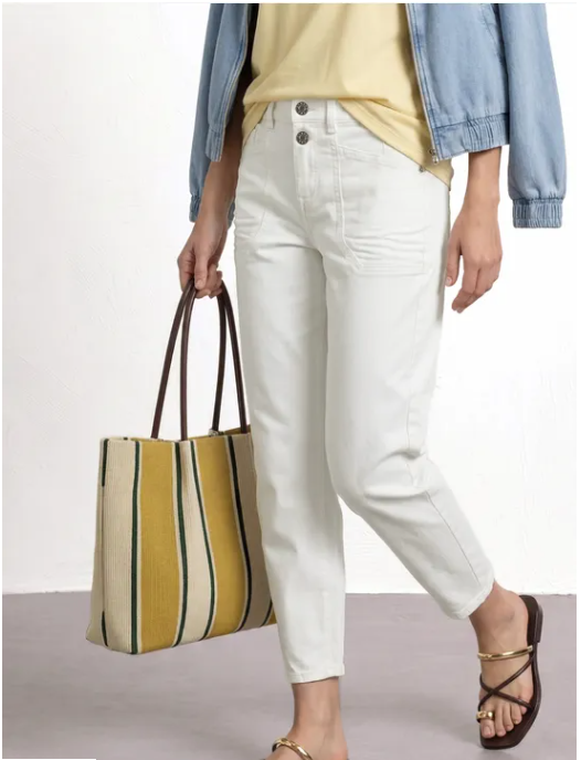 Karlie Barrel High Waist - Off White