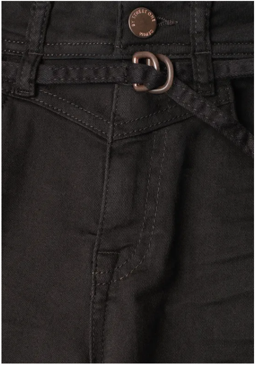 Karlie Barrel High Waist - Brown Washed