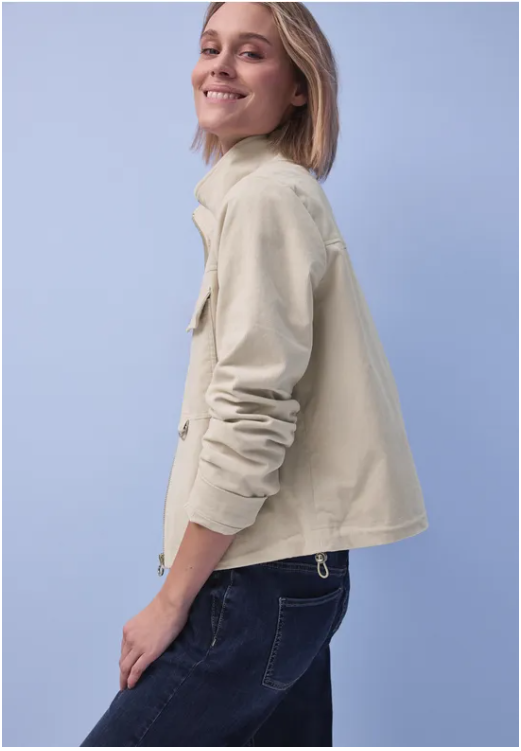 Short Corduroy jacket - Powder Beige