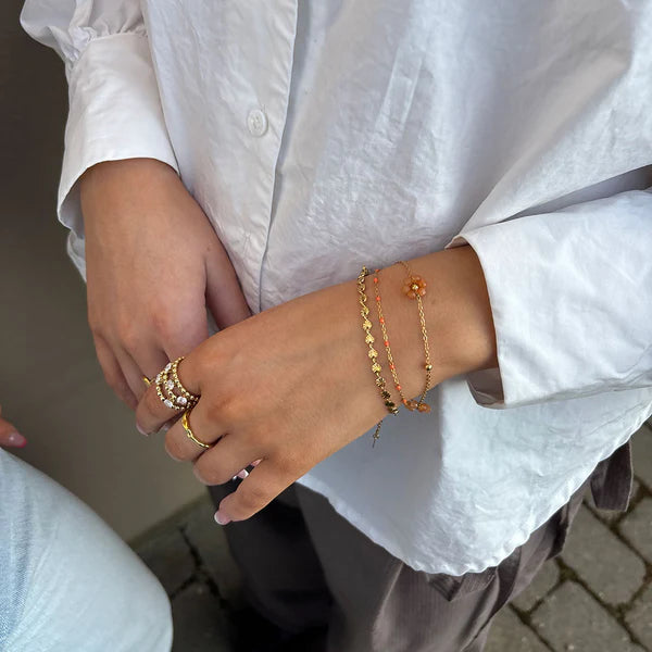 Sunny Chain Bracelet - 18 karat guldbelagt