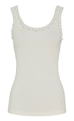 Frida rib top ivory