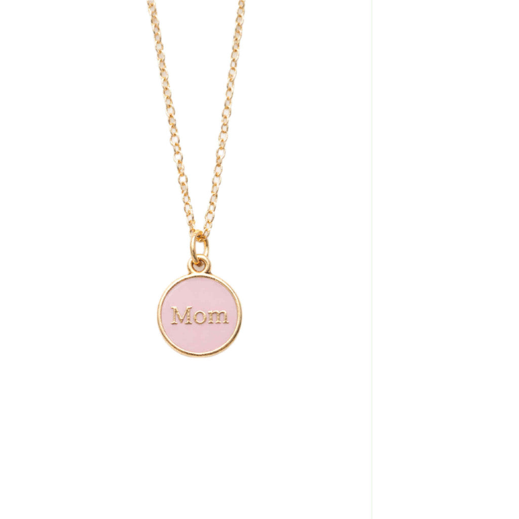 Mom Necklace - Gold Rose