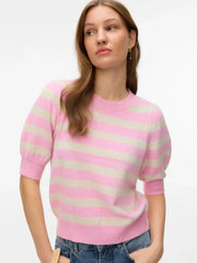 DOFFY O-NECK PULLOVER - Bonbon BIRCH