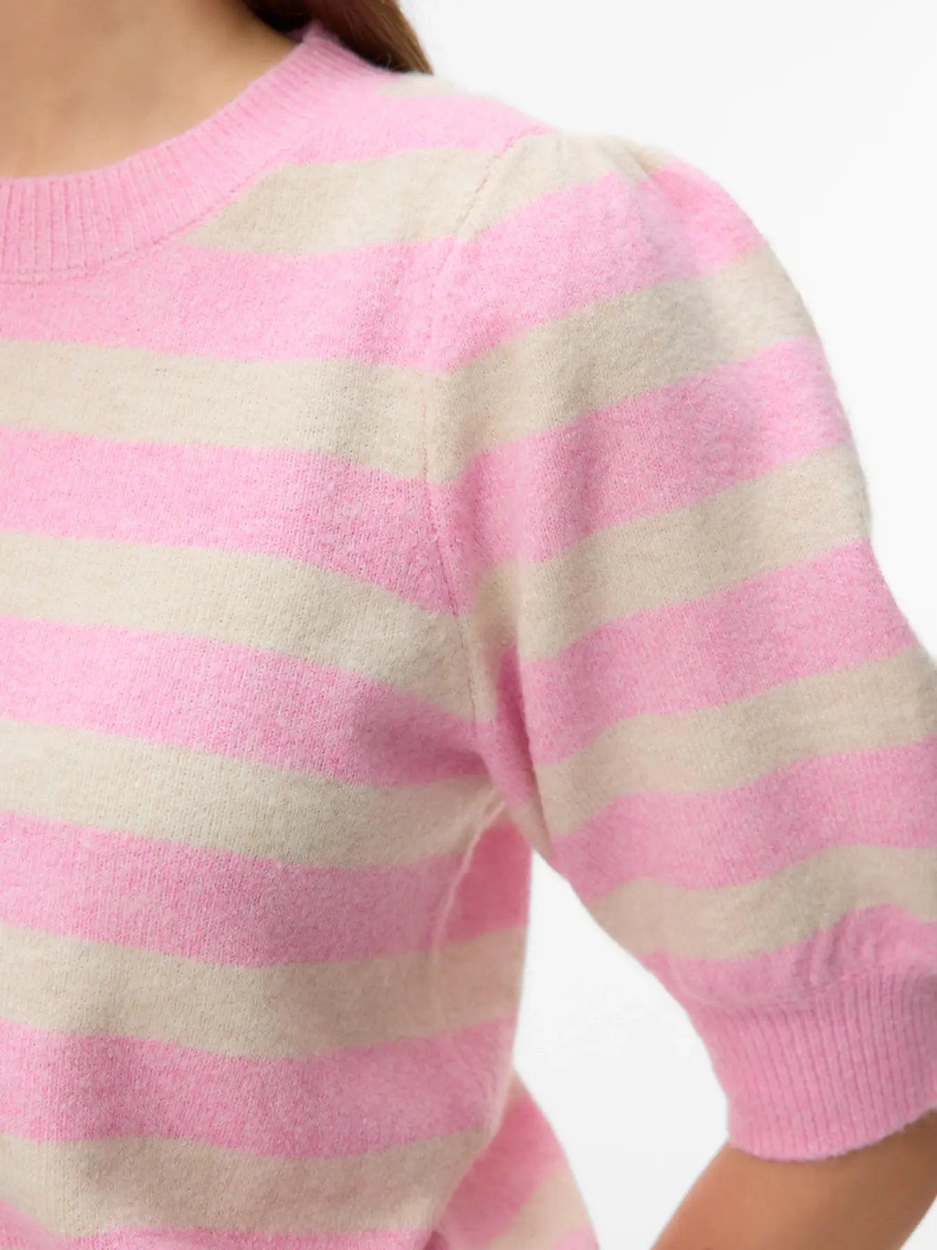 DOFFY O-NECK PULLOVER - Bonbon BIRCH