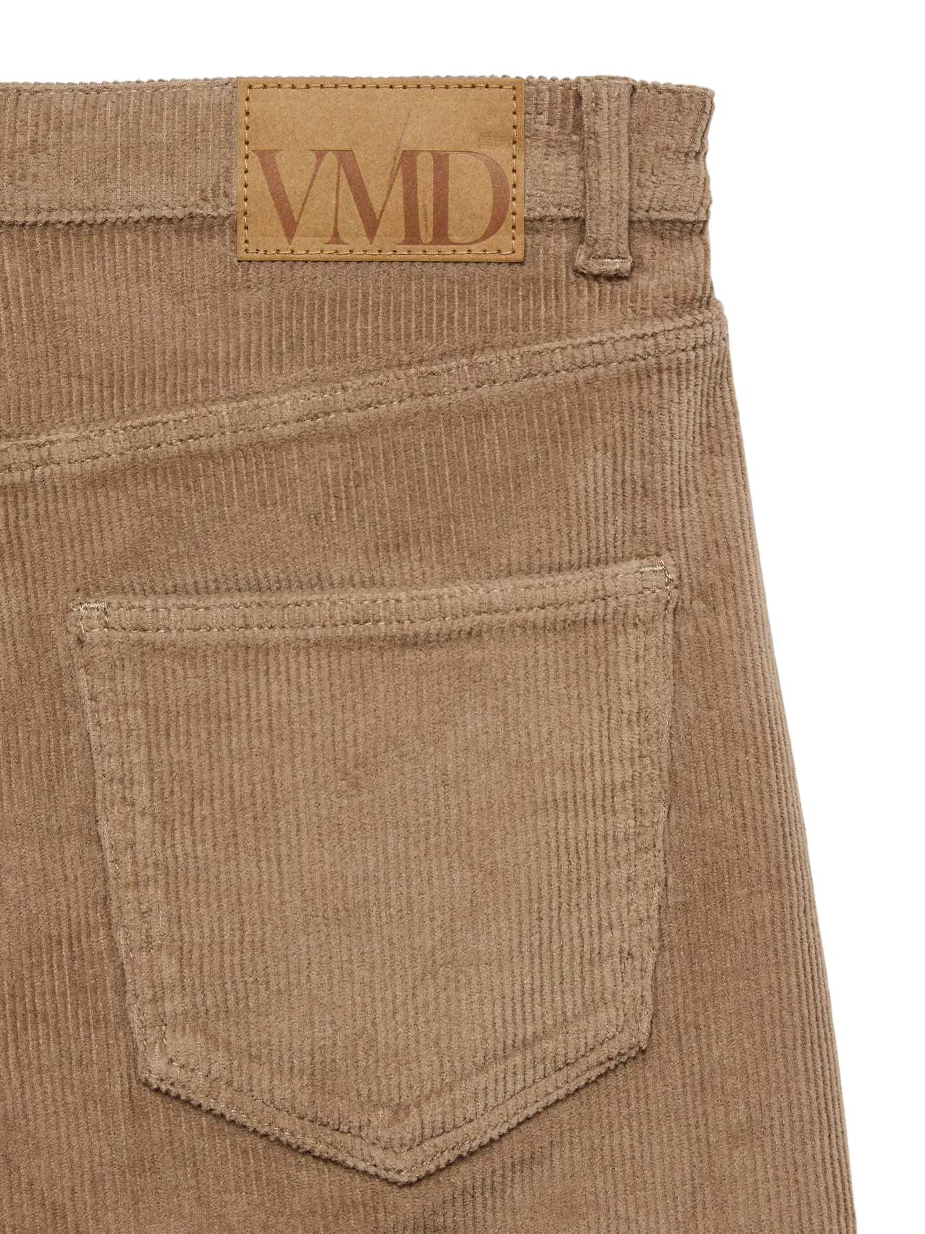 TESSA WIDE Corduroy Pants - Silver Mink