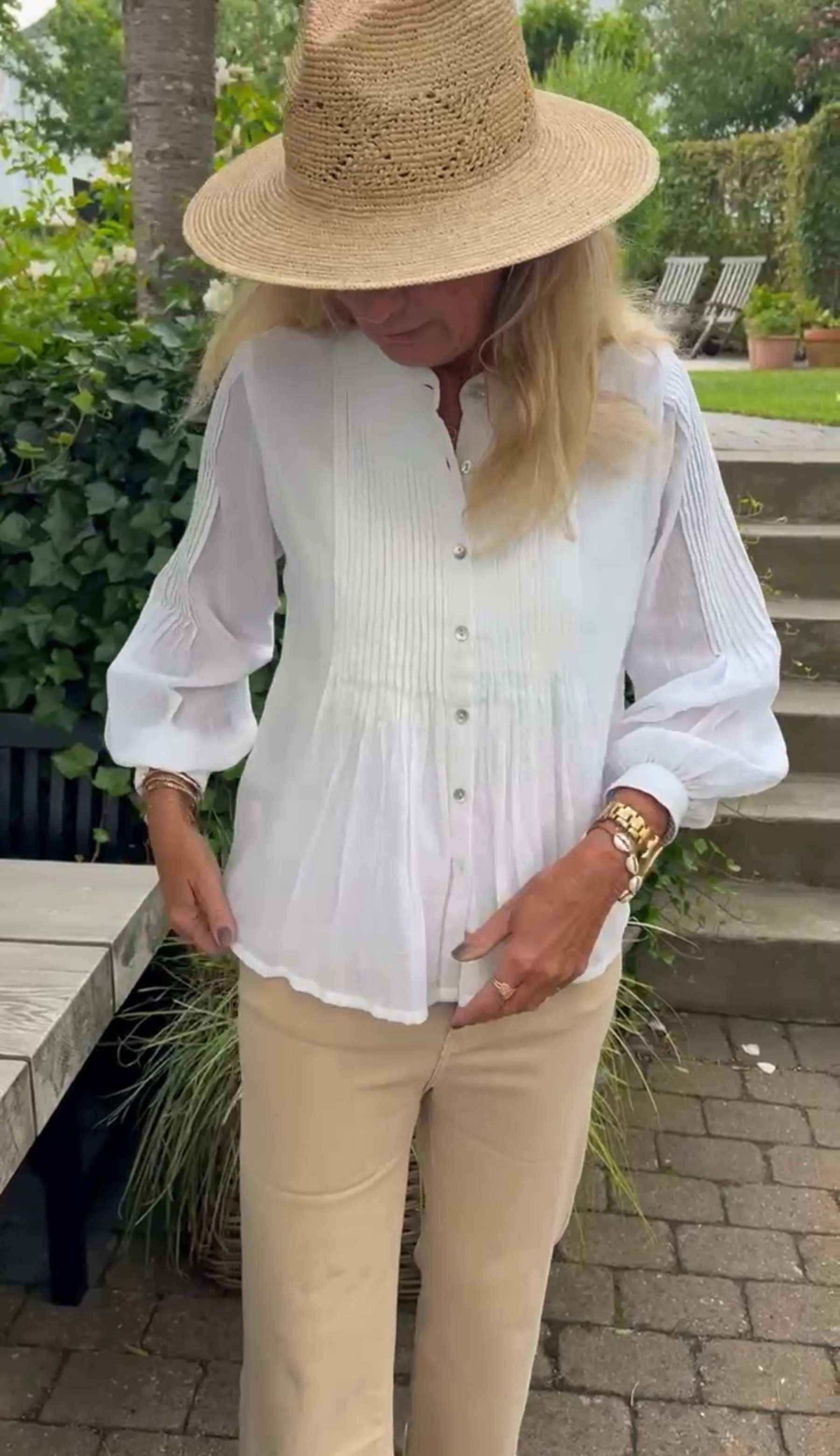 Paula shirt - Paper White