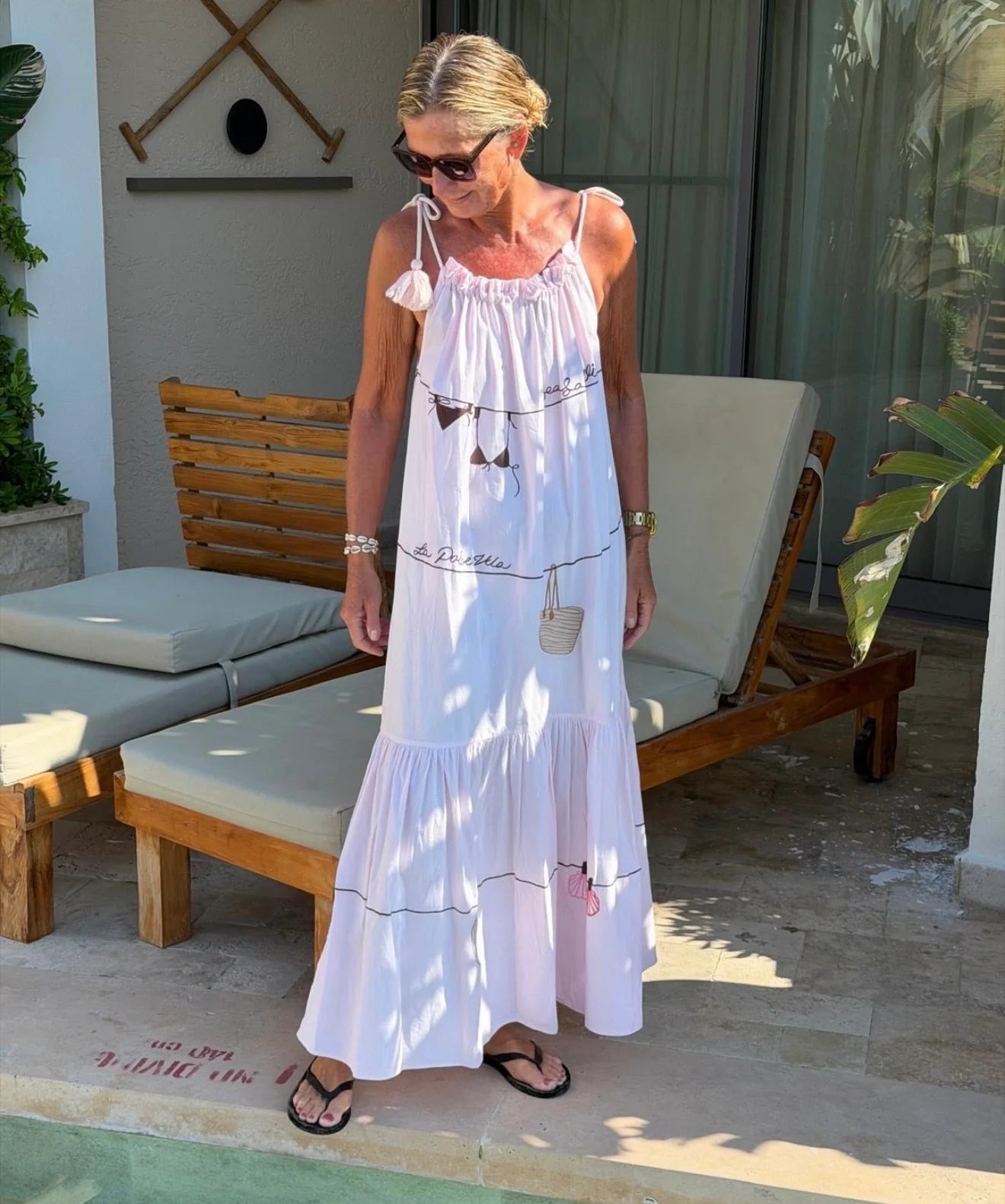 Gitte Dress - Light Pink With Emboridery