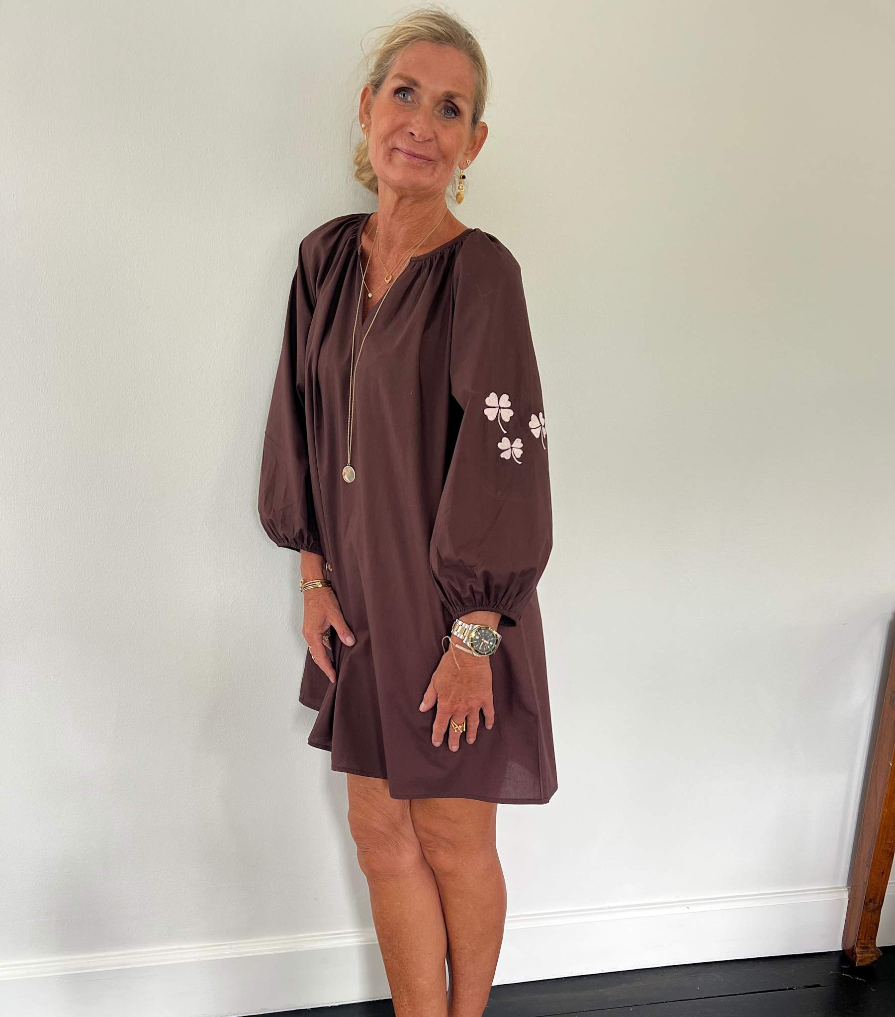 The good luck tunic - Chocolate brown