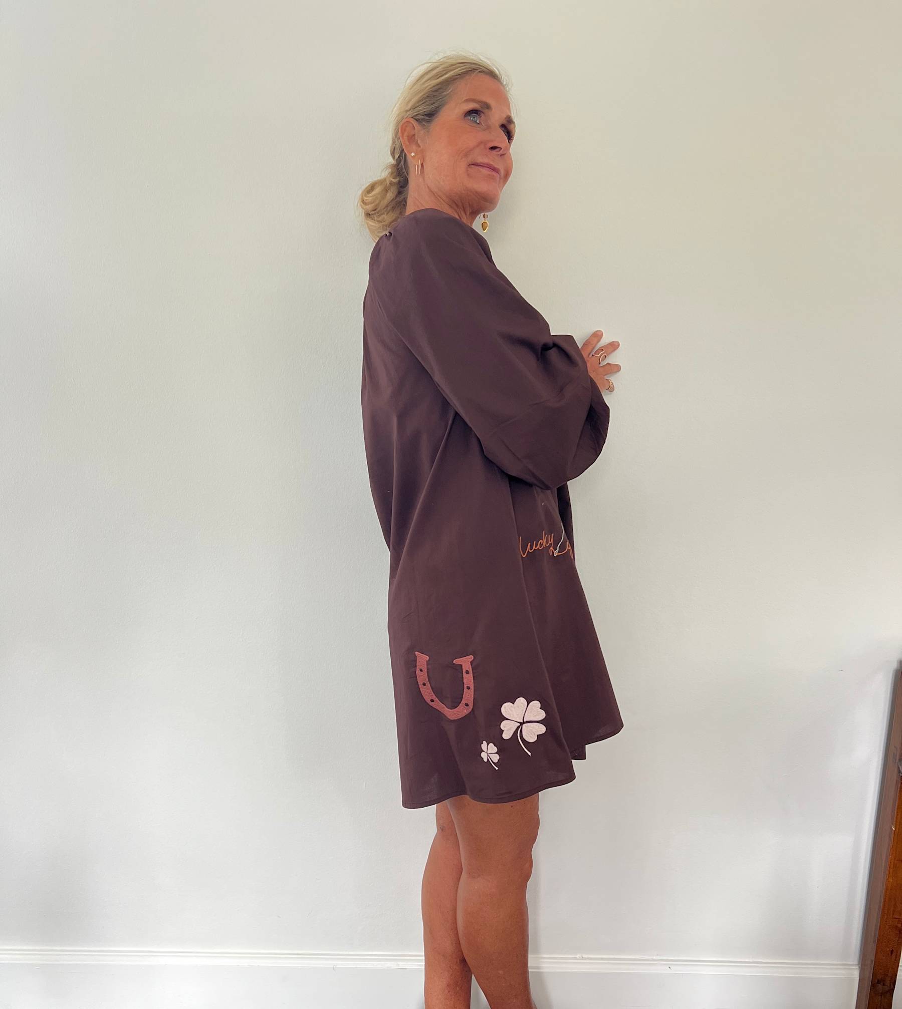 The good luck tunic - Chocolate brown