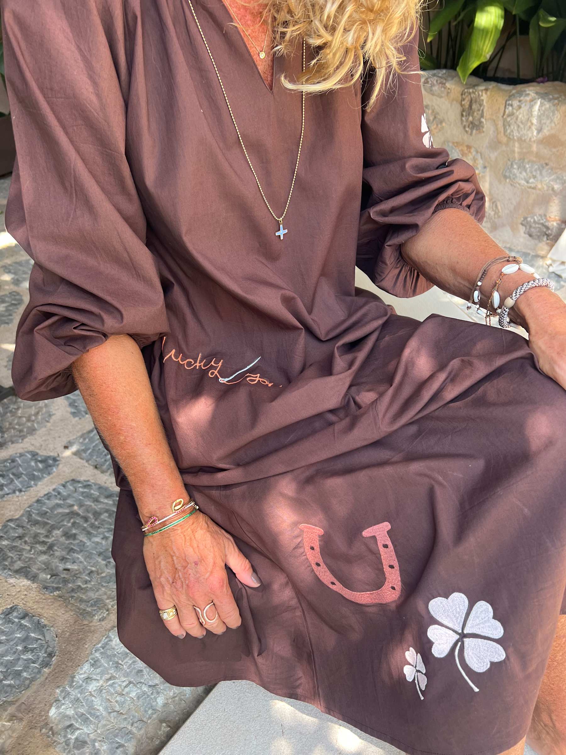 The good luck dress - Chocolate brown