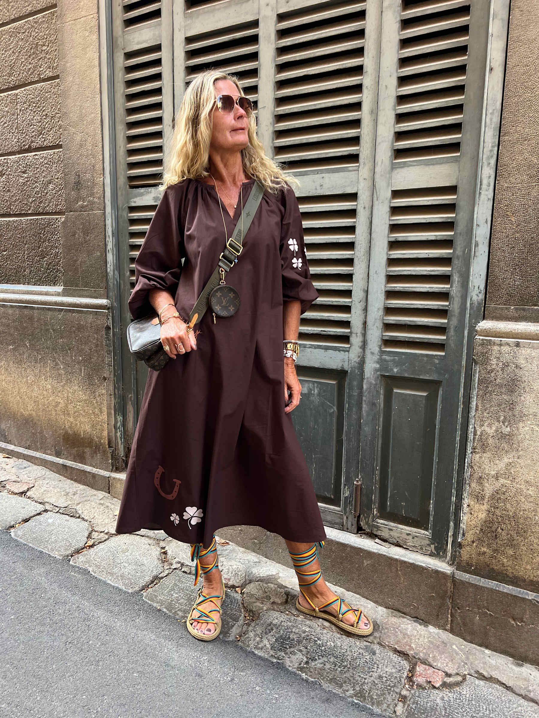 The good luck dress - Chocolate brown
