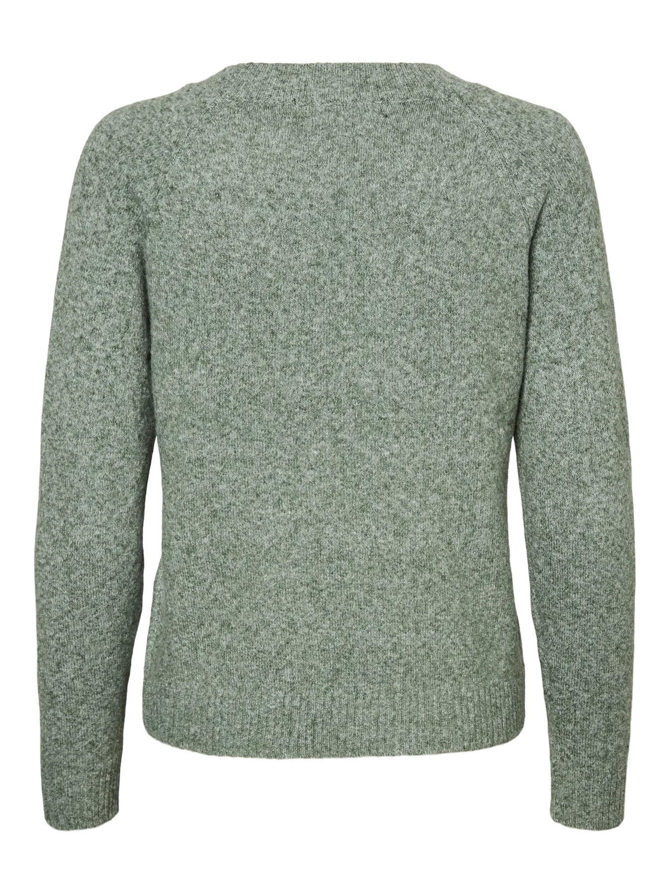 DOFFY O-NECK BLOUSE - Laurel Wreath MELANGE