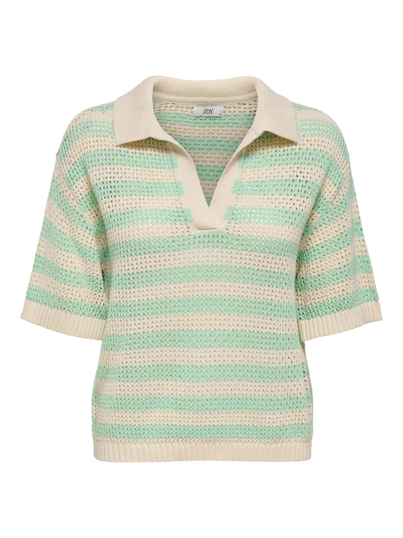 Tikka polo pullover knit birch/birds egg