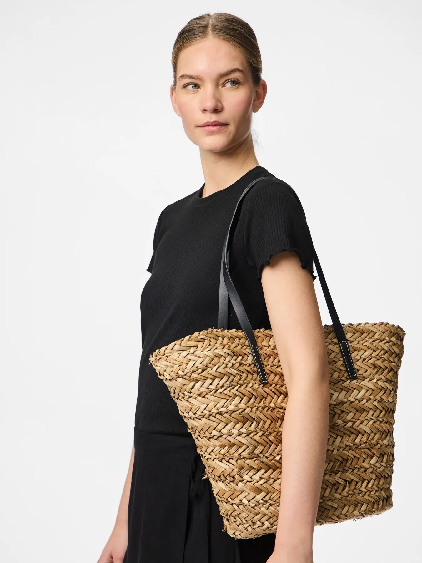 Kisa shopper nature/black