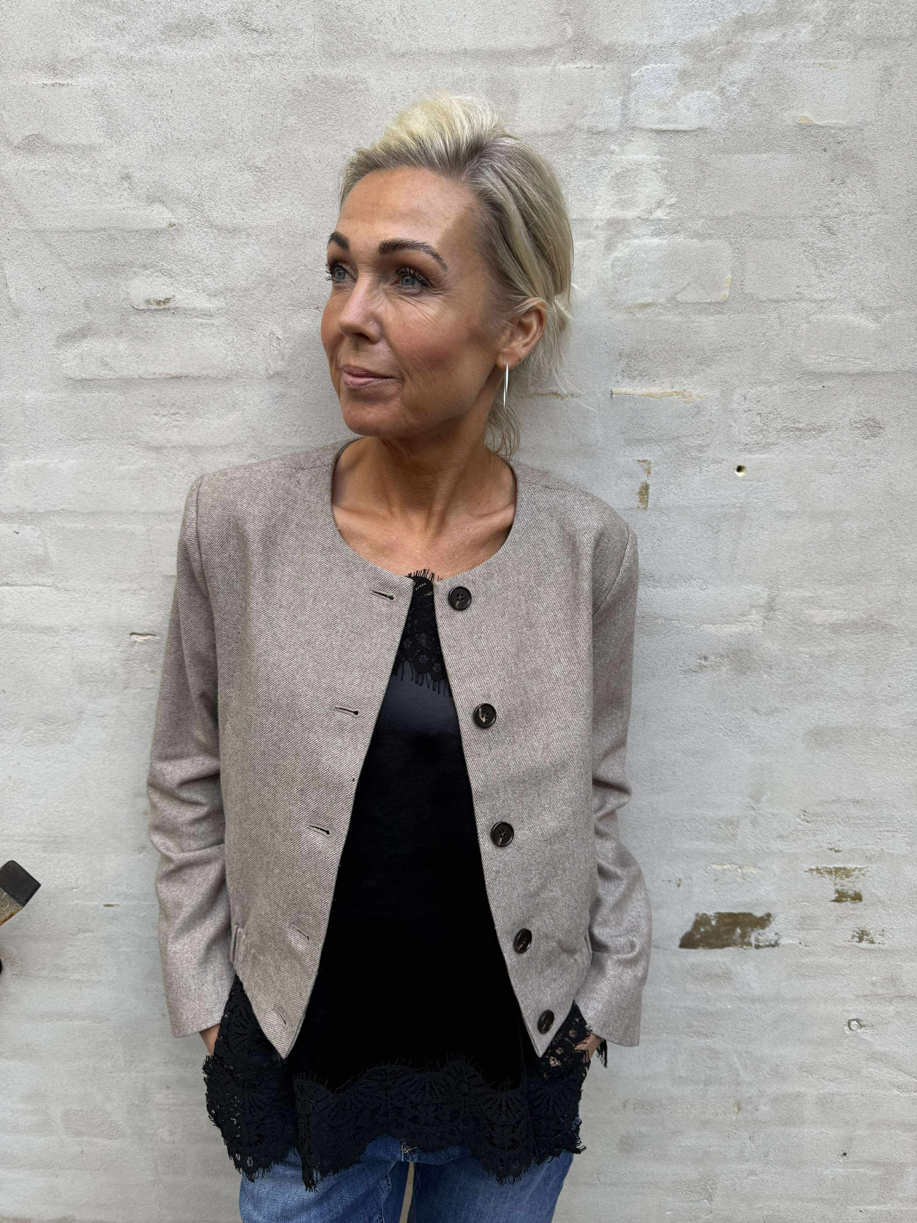 MeeraCC Bomber Jacket - Walnut