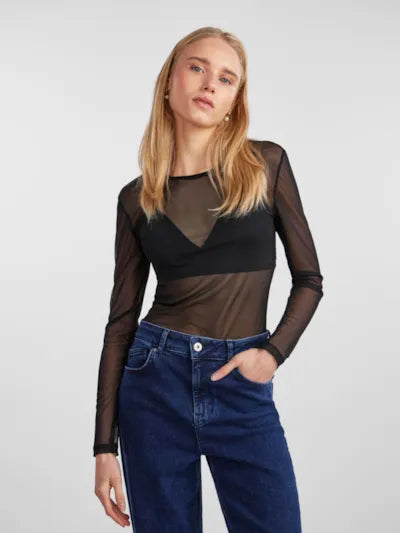 Ninni mesh top black