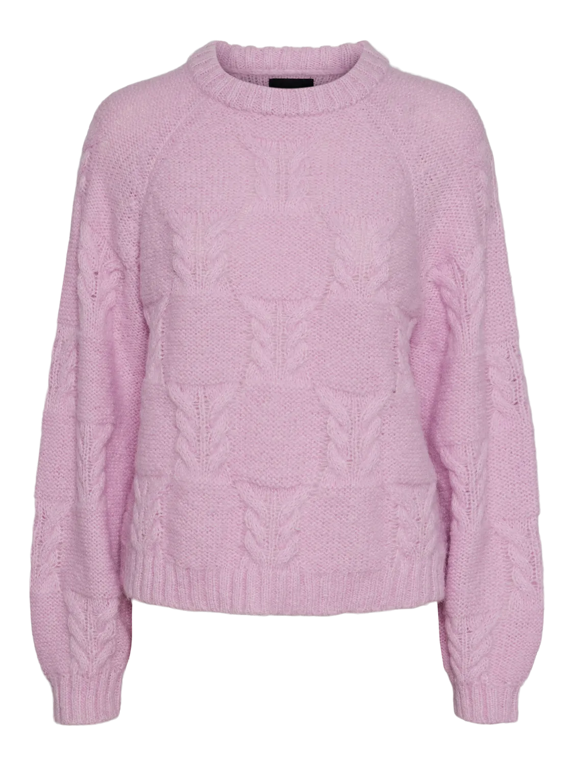 Neo LS Oneck knit pink lavender