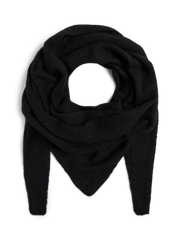 Juliana triangle scarf black