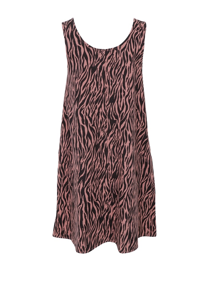 Nikita zebra spencer dress rose