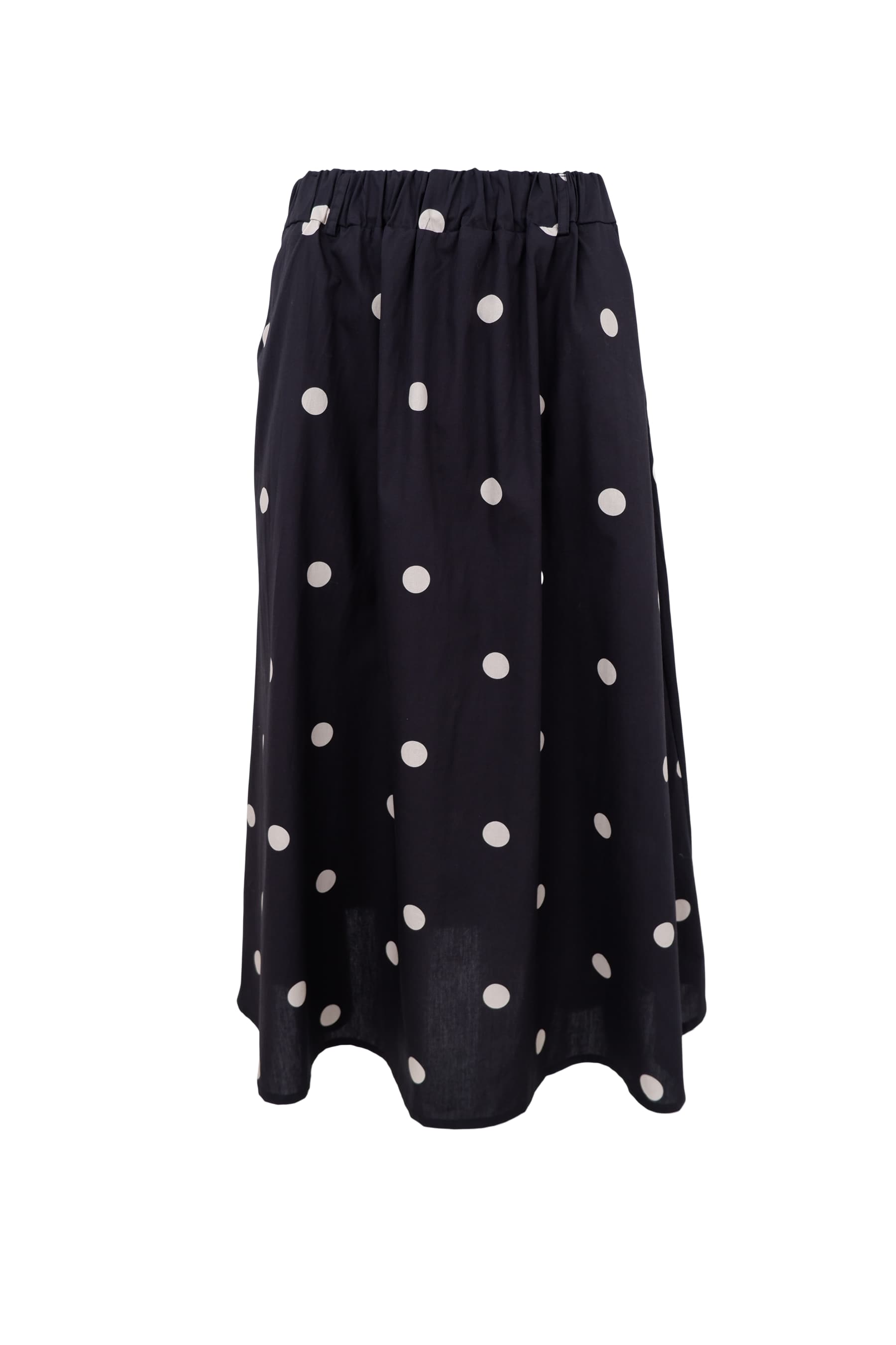 ABBIE Skirt - Black Dot