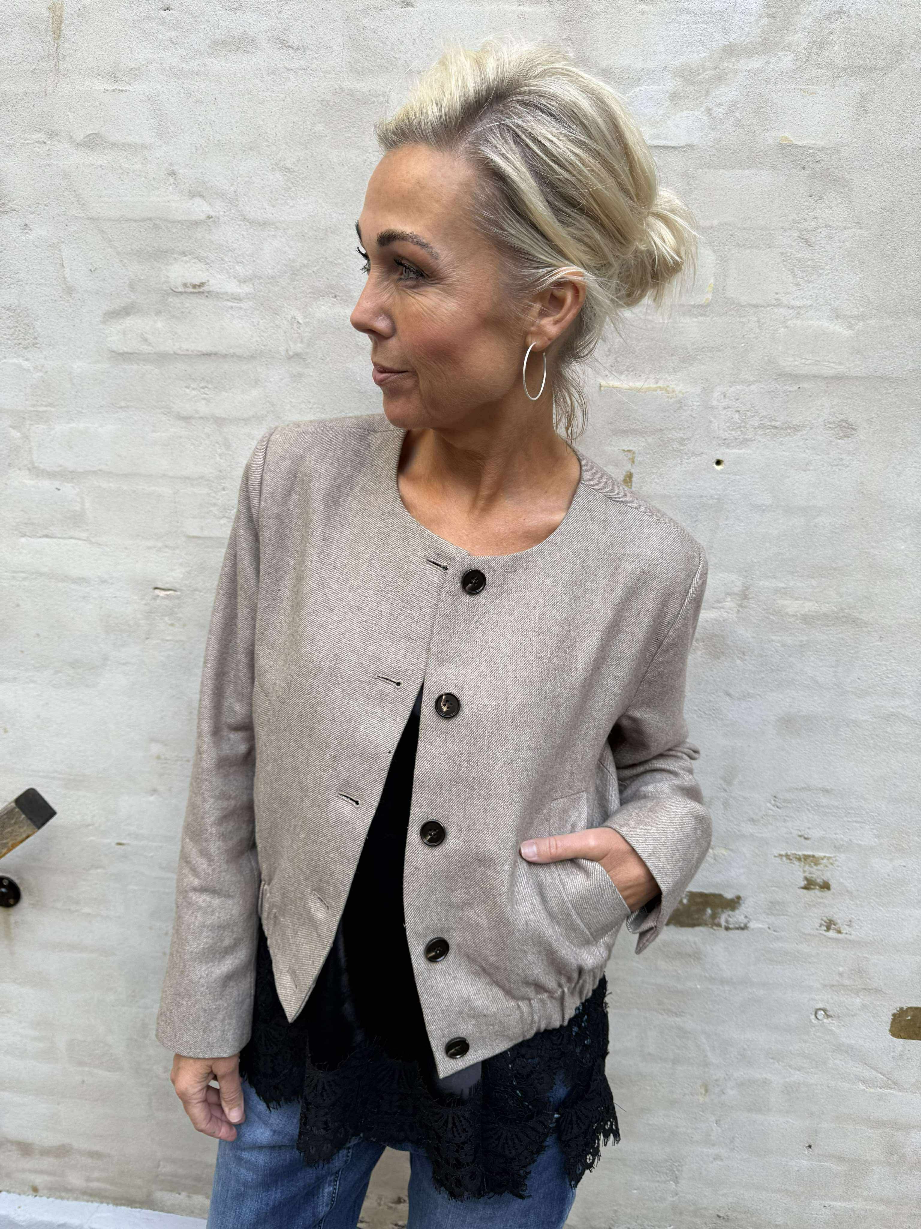 MeeraCC Bomber Jacket - Walnut