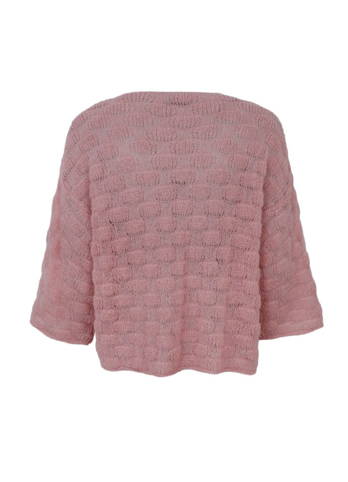 Harris v-neck jumper rose