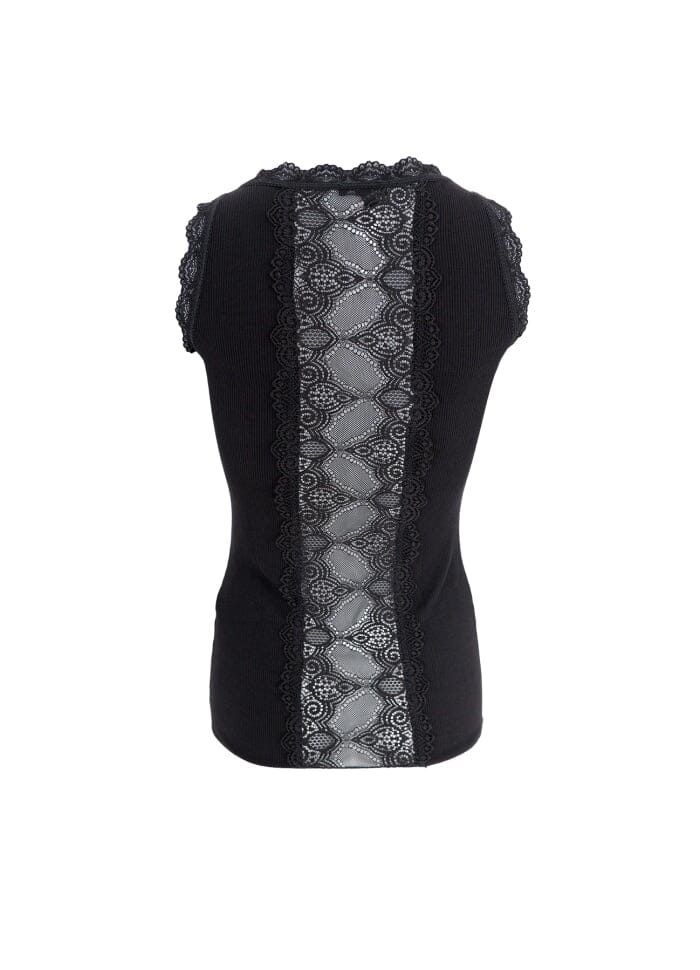 Ivy rib top black