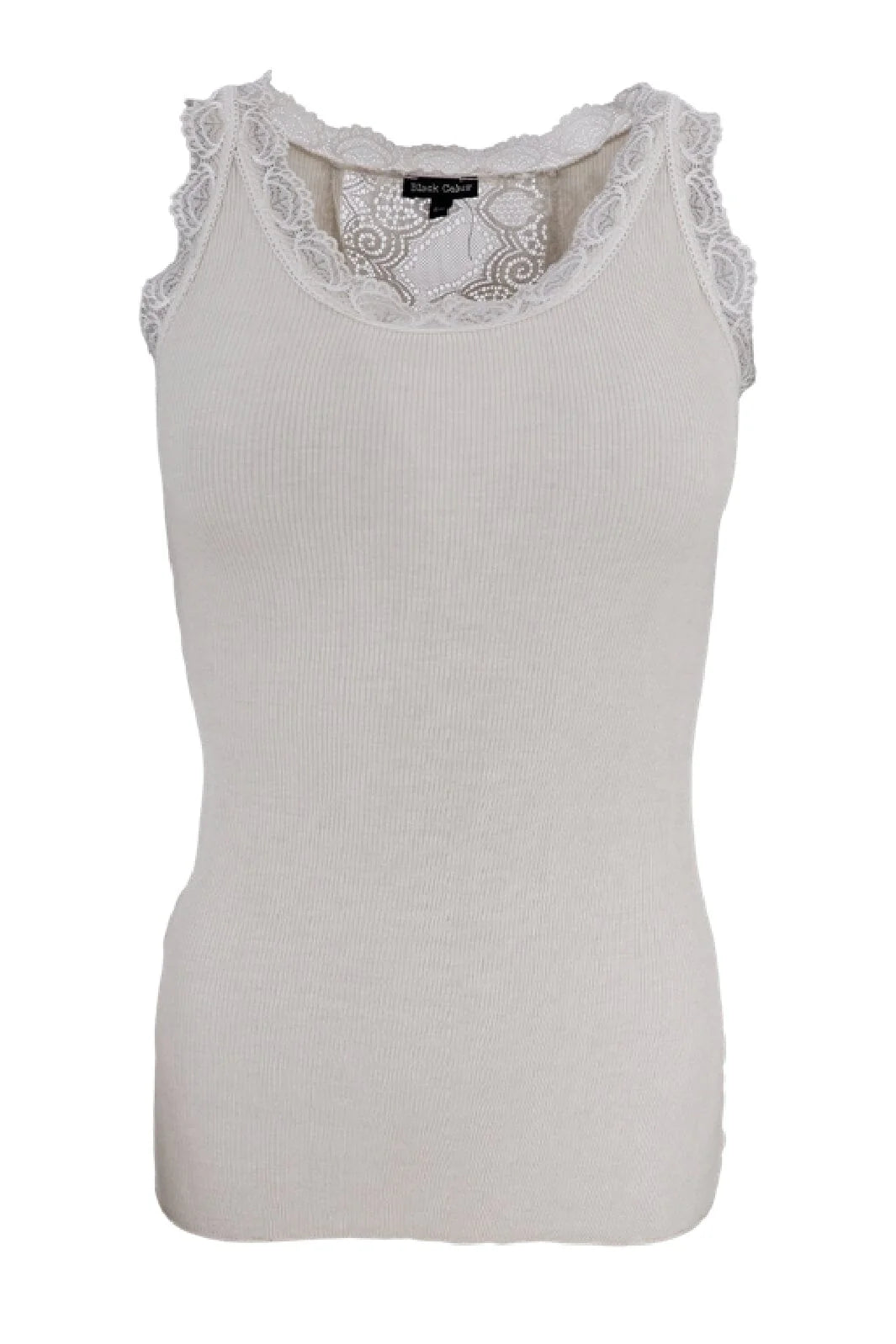 Ivy rib top ivory