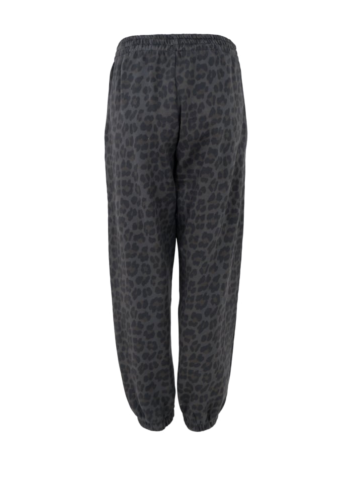 Zelda sweat pant grey leopard