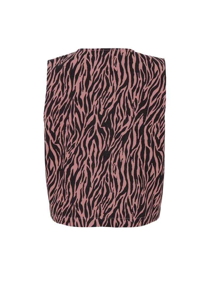 Nikita zebra vest rose