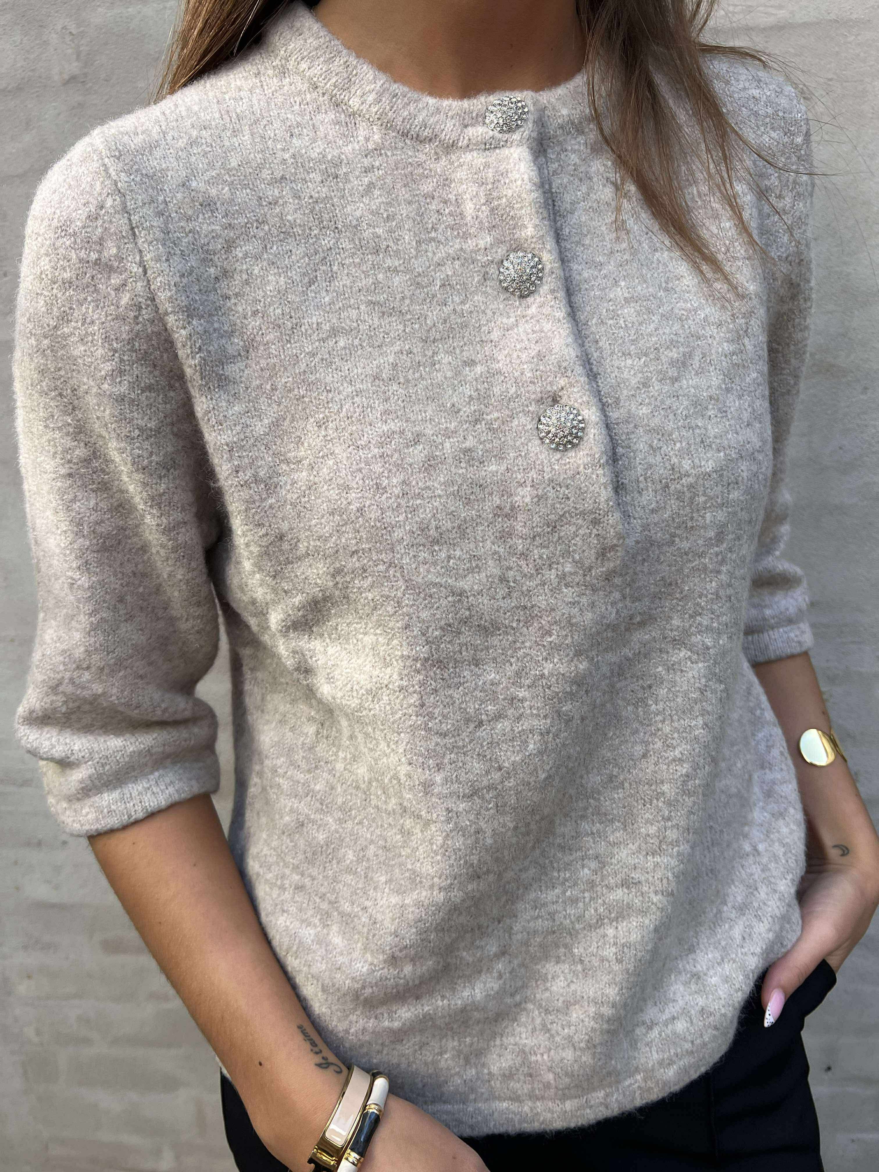 Naima Knit - Sand Grey