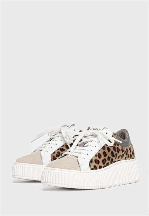 Court sneakers leopard